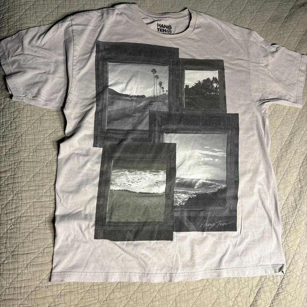 Vintage Hang Ten T Shirt Beach Themed Size XL 4‎ framed pictures